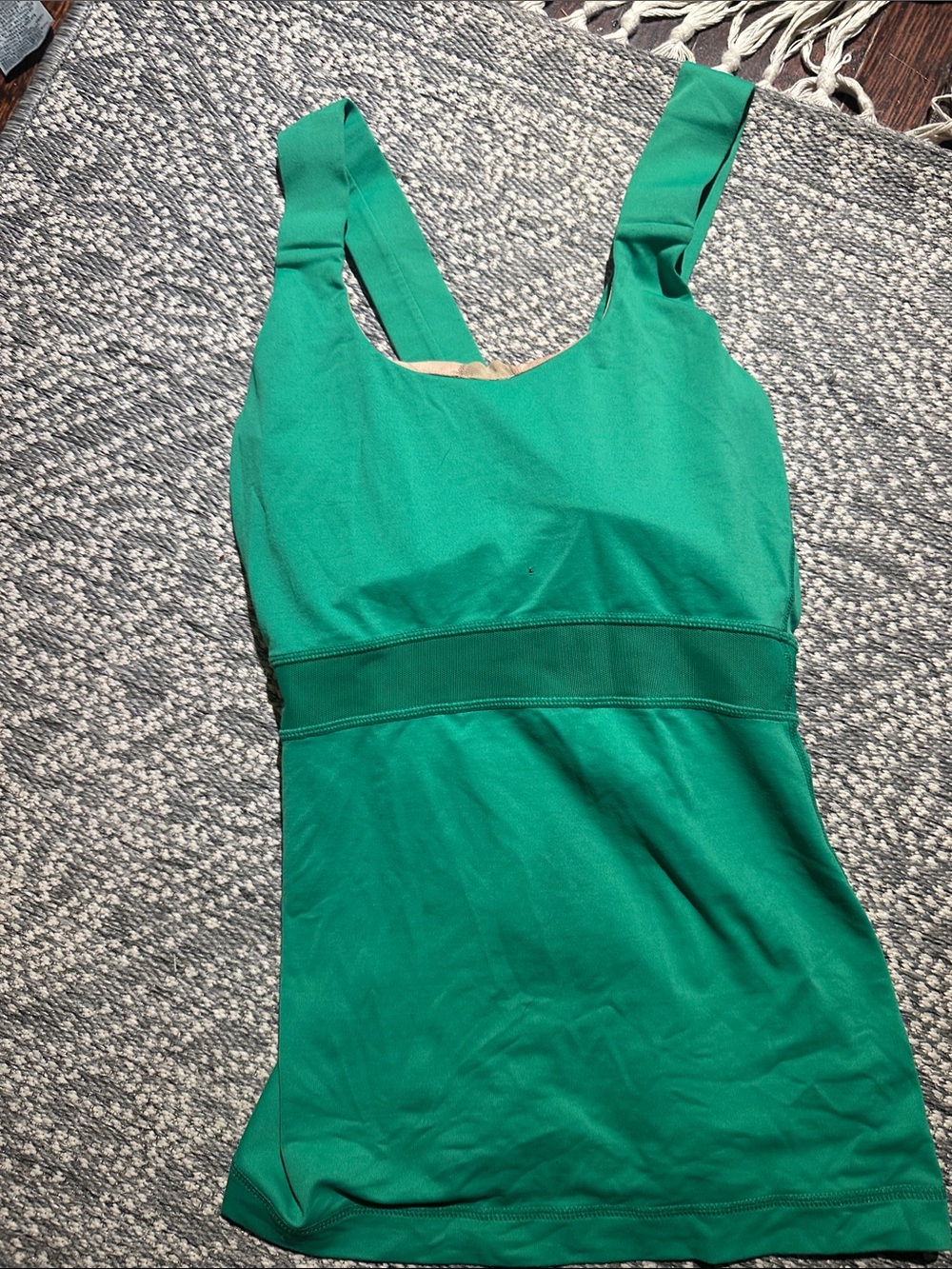 Lululemon Green Tank Top
